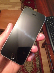 Ansamblu Display IPhone 5S Black + senzori + casca + camera frontala ORIGINALE foto