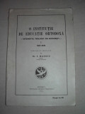 INTERNATUL TEOLOGIC DIN BUCURETI, 1930- O INSTITUTIE DE EDUCATIE ORTODOXA