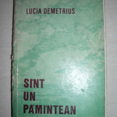 LUCIA DEMETRIUS (dedicatie/ semnatura autoare)SANT UN PAMANTEAN //Ed.princeps