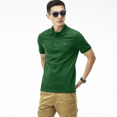 Tricou barbatesc Lacoste Slim Fit Verde foto