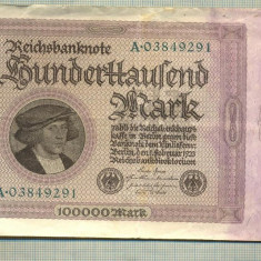 A 527 BANCNOTA-GERMANIA-100000 MARK-ANUL 1923-SERIA 03849291-starea care se vede