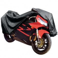 Prelata motocicleta Carpoint 245x80x145 , PVC , cu fereastra numar imatriculare foto