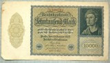 A 533 BANCNOTA-GERMANIA-10000 MARK-ANUL 1922-SERIA 006784-starea care se vede, Europa