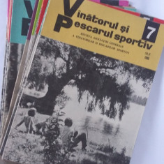 REVISTA VANATORUL SI PESCARUL SPORTIV ANUL 1980, LOT 12 NUMERE .