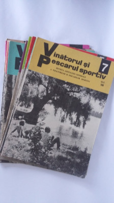 REVISTA VANATORUL SI PESCARUL SPORTIV ANUL 1980, LOT 12 NUMERE . foto