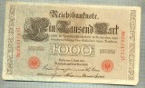 A 505 BANCNOTA-GERMANIA -1000 MARK -ANUL 1910 -SERIA 0834713-starea care se vede, Europa