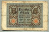 A 543 BANCNOTA-GERMANIA -100 MARK -ANUL 1920-SERIA 14479999 -starea care se vede, Europa