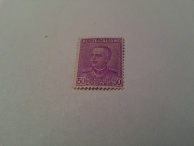 italia 1928 emanuel/ 50c MH foto