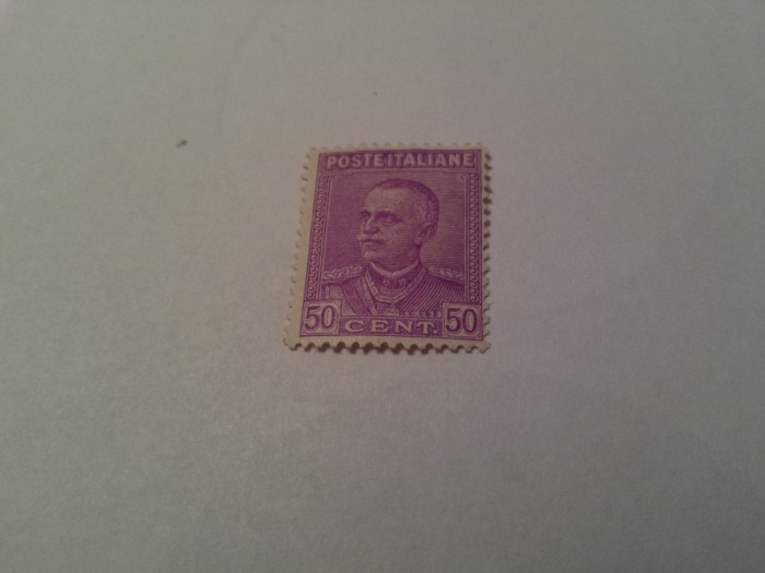italia 1928 emanuel/ 50c MH