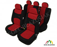 Set huse scaune auto SportLine Rosu pentru Seat Altea foto