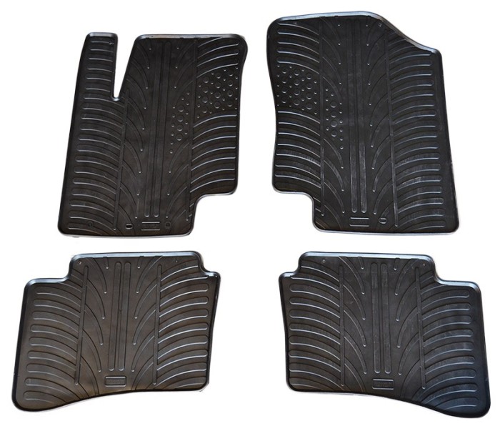 Set covorase auto din cauciuc Hyundai i20 2008-2014 , Gledring , 4 buc. foto mare Set covorase auto din cauciuc Hyundai i20 2008-2014 , Gledring , 4 buc. foto mare