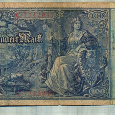 A 523 BANCNOTA-GERMANIA -100 MARK -ANUL 1910 -SERIA 7742947-starea care se vede