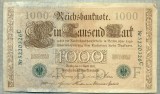 A 502 BANCNOTA-GERMANIA -1000 MARK -ANUL 1910 -SERIA 5220326-starea care se vede