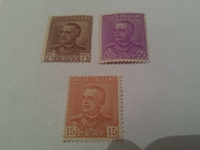 italia 1928 emanuel/ 3 v. nestampilate MH/ 40 euro