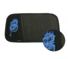 Suport auto Carpoint pentru depozitat CD-uri Dragon Albastru, 31 .0x15.0x1.0cm foto
