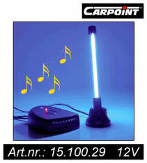 Lampa auto interior Carpoint 12V 1,8W 150mA , cu Neon de 10cm , Dancing Music , 1 buc. foto