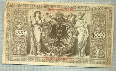 A 521 BANCNOTA-GERMANIA -1000 MARK -ANUL 1910 -SERIA 5085866-starea care se vede foto