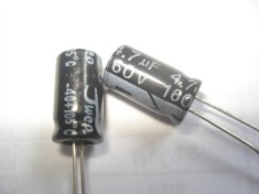 4,7uF -160V, set 10 bucăți