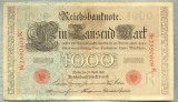 A 507 BANCNOTA-GERMANIA -1000 MARK -ANUL 1910 -SERIA 2590609-starea care se vede