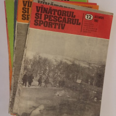 REVISTA VANATORUL SI PESCARUL SPORTIV ANUL 1982 ,LOT 12 BUCATI