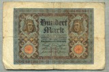 A 544 BANCNOTA-GERMANIA -100 MARK -ANUL 1920-SERIA 7461611 -starea care se vede