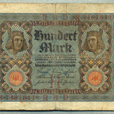 A 544 BANCNOTA-GERMANIA -100 MARK -ANUL 1920-SERIA 7461611 -starea care se vede