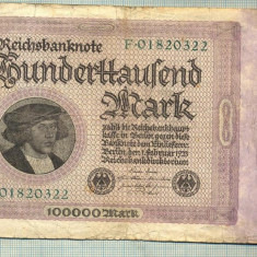 A 525 BANCNOTA-GERMANIA-100000 MARK-ANUL 1923-SERIA 01820322-starea care se vede