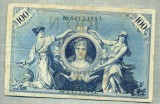 A 549 BANCNOTA-GERMANIA -100 MARK -ANUL 1908-SERIA 8412355 -starea care se vede, Europa