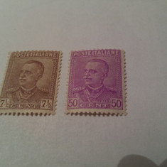 italia 1928 emanuel/ 2 v. MH/ 33 euro