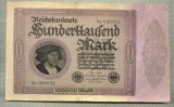 A 528 BANCNOTA-GERMANIA-100000 MARK-ANUL 1923-SERIA 029352-starea care se vede, Europa