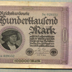 A 528 BANCNOTA-GERMANIA-100000 MARK-ANUL 1923-SERIA 029352-starea care se vede