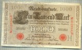 A 501 BANCNOTA-GERMANIA -1000 MARK -ANUL 1910 -SERIA 4129583-starea care se vede, Europa