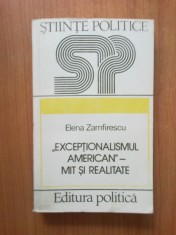 k0d Exceptionalismul american - Mit si realitate - Elena Zamfirescu foto