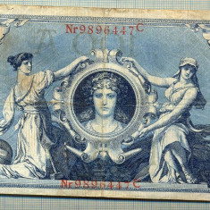 A 546 BANCNOTA-GERMANIA -100 MARK -ANUL 1908-SERIA 9896447 -starea care se vede