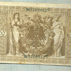 A 517 BANCNOTA-GERMANIA -1000 MARK -ANUL 1910 -SERIA 3209932-starea care se vede