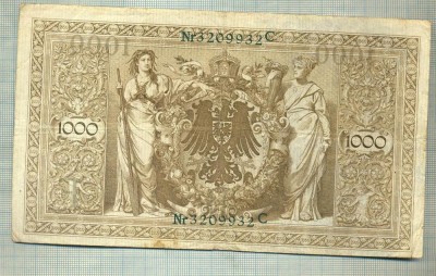 A 517 BANCNOTA-GERMANIA -1000 MARK -ANUL 1910 -SERIA 3209932-starea care se vede foto
