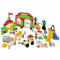 Set constructii zoo park cu 98 de piese Ecoiffier