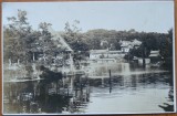 Fotografie originala cu Lacul Ursu, cu dedicatie si datata, 1948