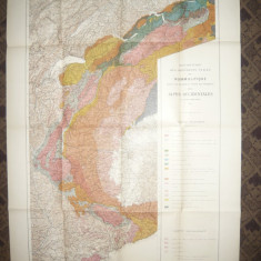 Harta Numulitica in marile unit.tectonice in Alpii Occ.-J.Banssac 1912, dim.=75