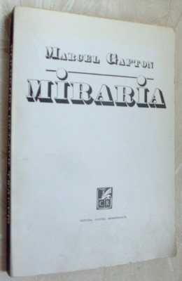 MARCEL GAFTON - MIRARIA (VERSURI, editia princeps - 1977) foto