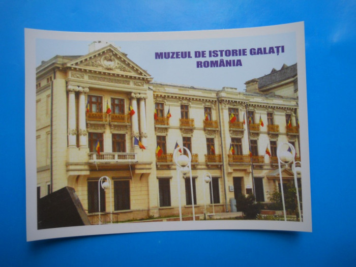 HOPCT 14007 A GALATI MUZEUL DE ISTORIE /CARAFA,CRISTAL -JUD GALATI -NECIRCULATA