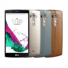 LG G4 Fashion Edition Leather Android Smartphone inkl. 3 Cover Gold/Blau/Braun foto