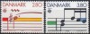 Danemarca 1985 - cat.nr.839-40 neuzat,perfecta stare, Nestampilat