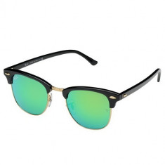 Ochelari de soare Ray Ban Club Master RB3016 901/19 verde oglinda foto