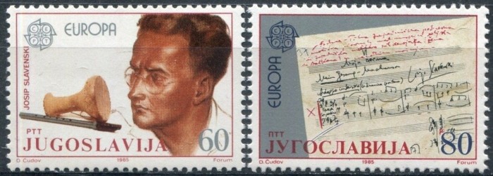 B1216 - Jugoslavia 1985 - cat.nr.1983-4 neuzat,perfecta stare