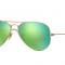 Ochelari de soare Ray Ban Aviator RB112/19 lentila Verde oglinda