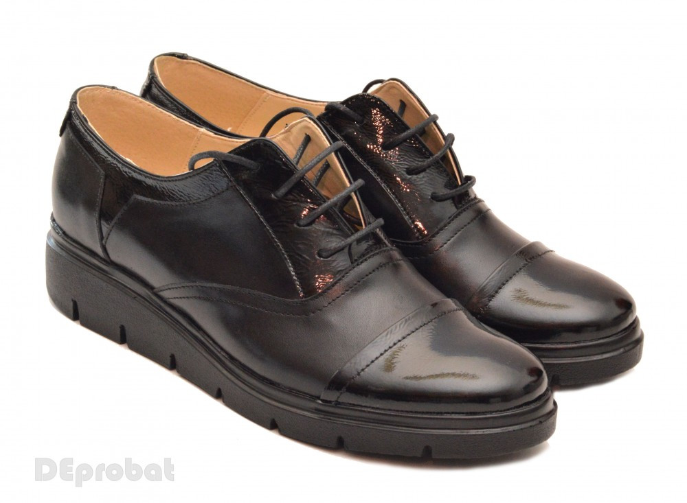 Pantofi dama negri casual-eleganti din piele naturala cod P32 - Made in  Romania | arhiva Okazii.ro