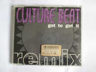 CD CULTURE BEAT ALBUMUL GOT TO GET IT REMIX,SONY MUSIC GERMANY 1993 foto