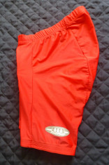 Pantaloni ciclism Crane Sports bazon Coolmax Dupont Santigel; marime M; ca noi foto