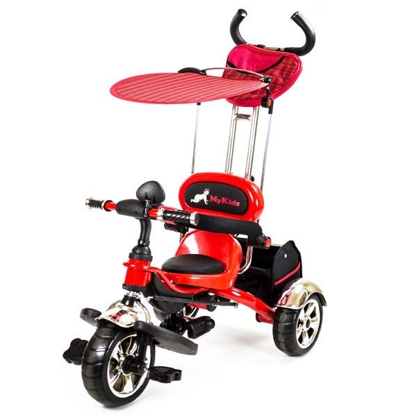 Tricicleta Pentru Copii Mykids Luxury Kr01 Rosu foto mare Tricicleta Pentru Copii Mykids Luxury Kr01 Rosu foto mare
